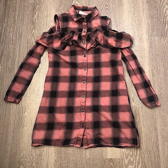 The Children’s Place Girls Cold Shoulder Dress - Picture 2 of 7